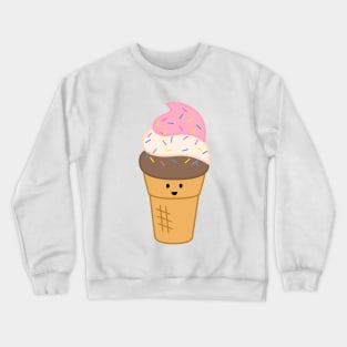 Ice Cream Cone | by queenie's cards Crewneck Sweatshirt